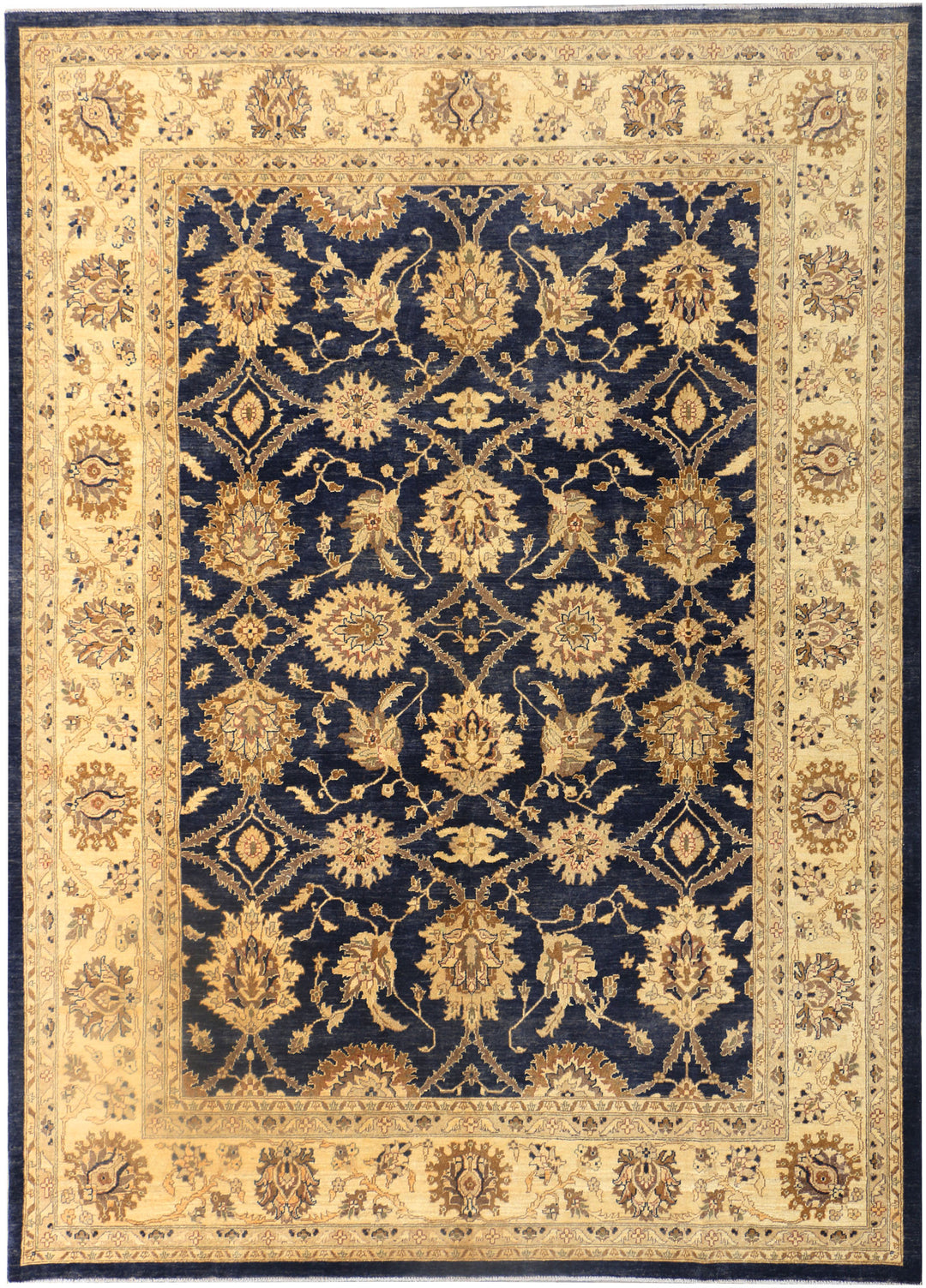 Midnight Blue Oushak 8' 4 x 11' 5 - No. 37649 - ALRUG Rug Store