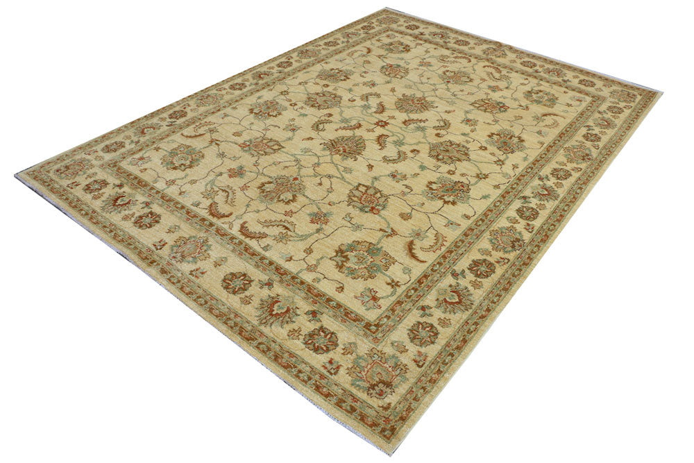 Beige Ziegler 6' 4 x 8' 8 - No. 37655 - ALRUG Rug Store