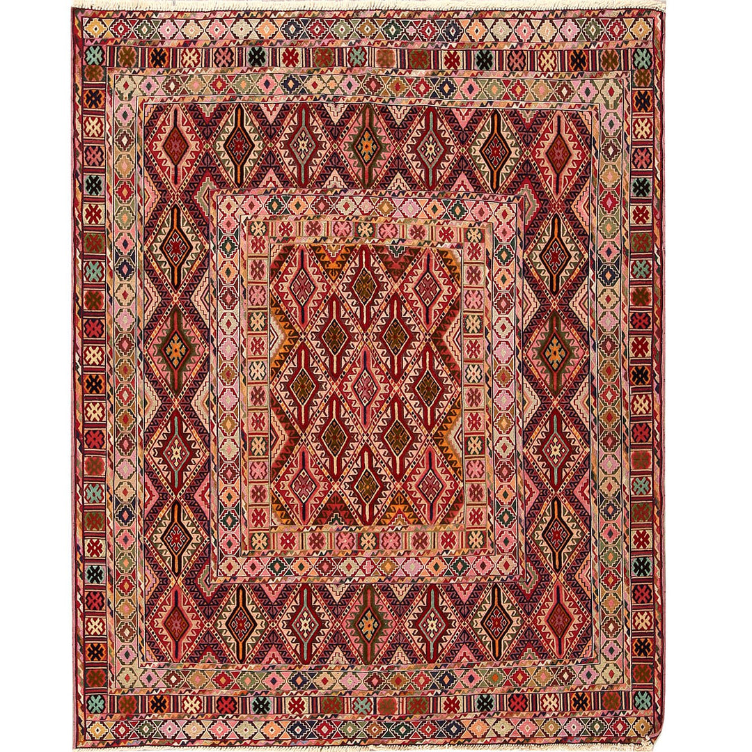 Nakhunak Kilim 4' 7 x 5' 9 (ft) - No. AL29641 - ALRUG Rug Store