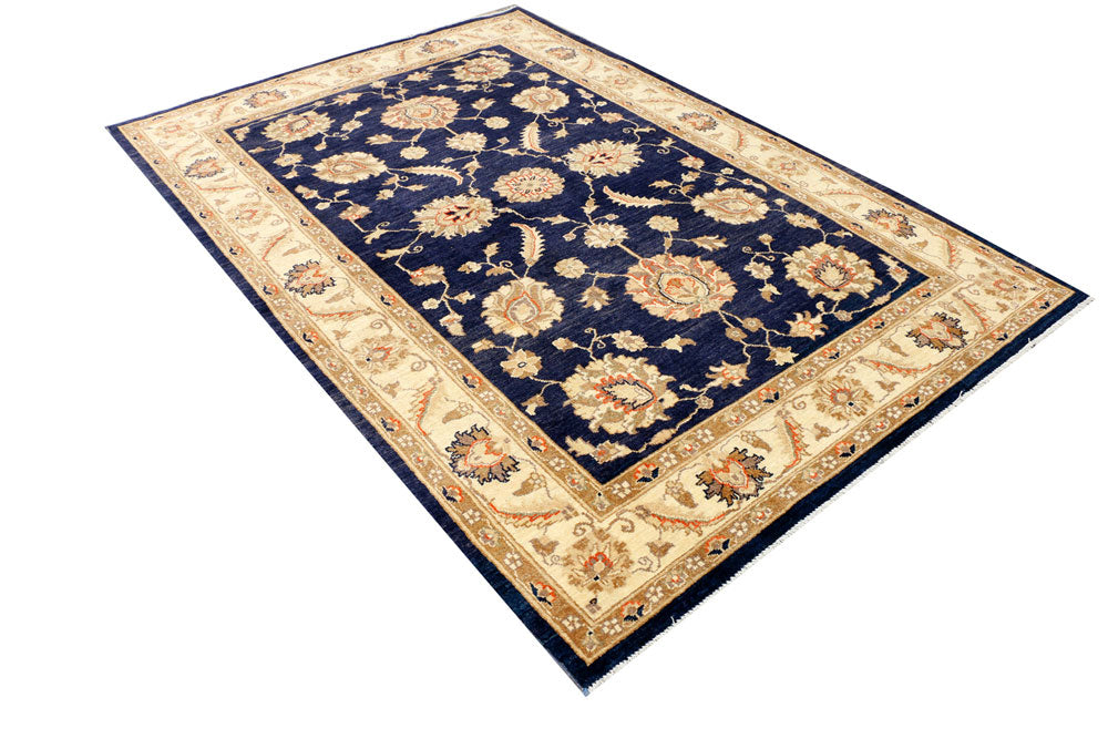 Midnight Blue Oushak 5' 7 x 8' 2 - No. 37667 - ALRUG Rug Store