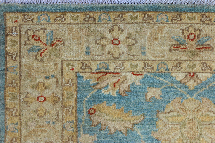 Light Sky Blue Oushak 2' 9 x 4' 2 - No. 37668 - ALRUG Rug Store