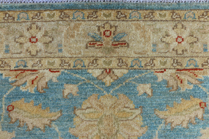 Light Sky Blue Oushak 2' 9 x 4' 2 - No. 37668 - ALRUG Rug Store
