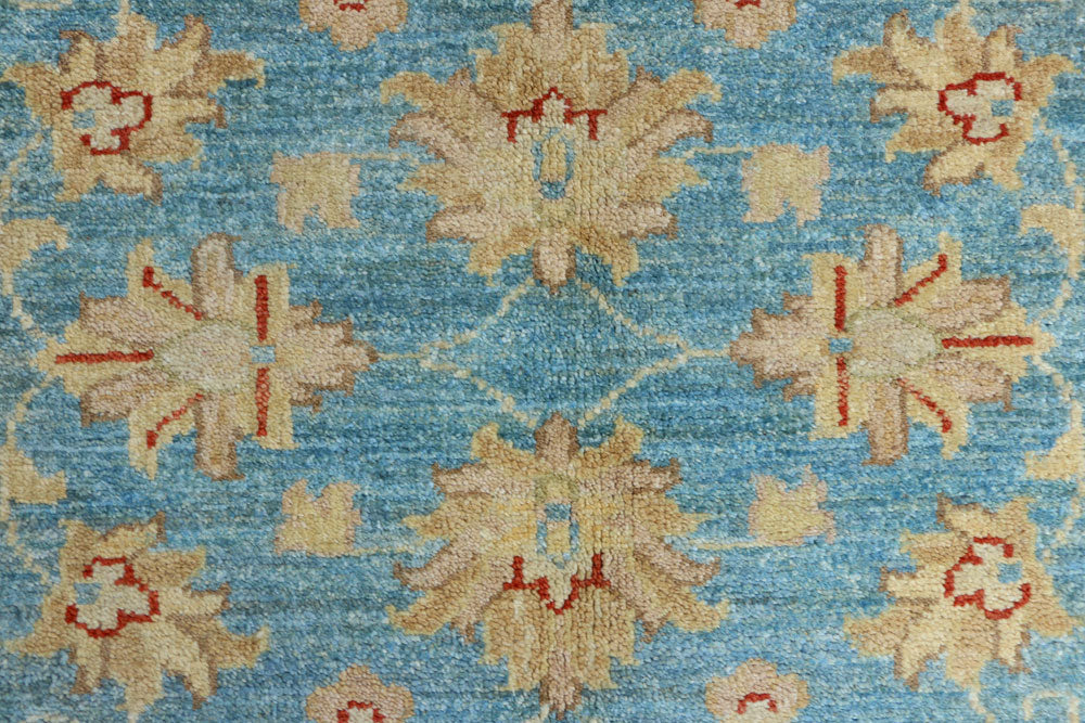 Light Sky Blue Oushak 2' 9 x 4' 2 - No. 37668 - ALRUG Rug Store