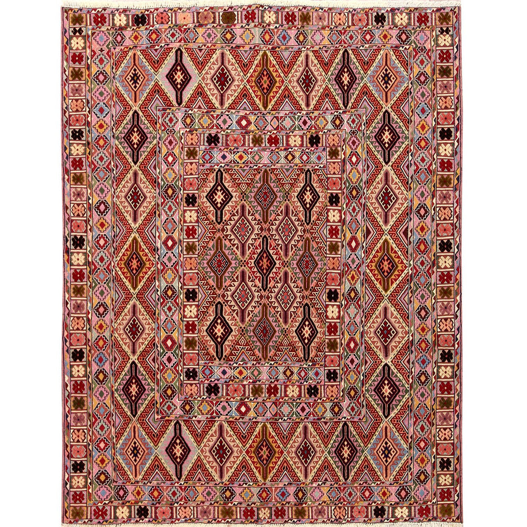 Nakhunak Kilim 4' 7 x 6' 1 (ft) - No. AL20670 - ALRUG Rug Store