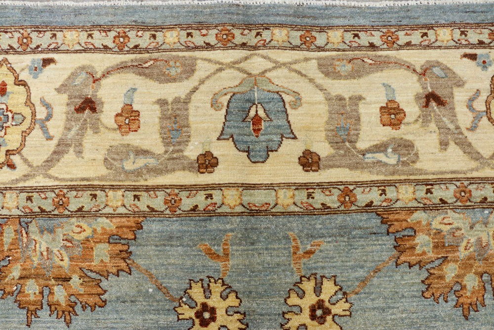 Cadet Blue Ziegler 8' 2 x 11' 2 - No. 37670 - ALRUG Rug Store