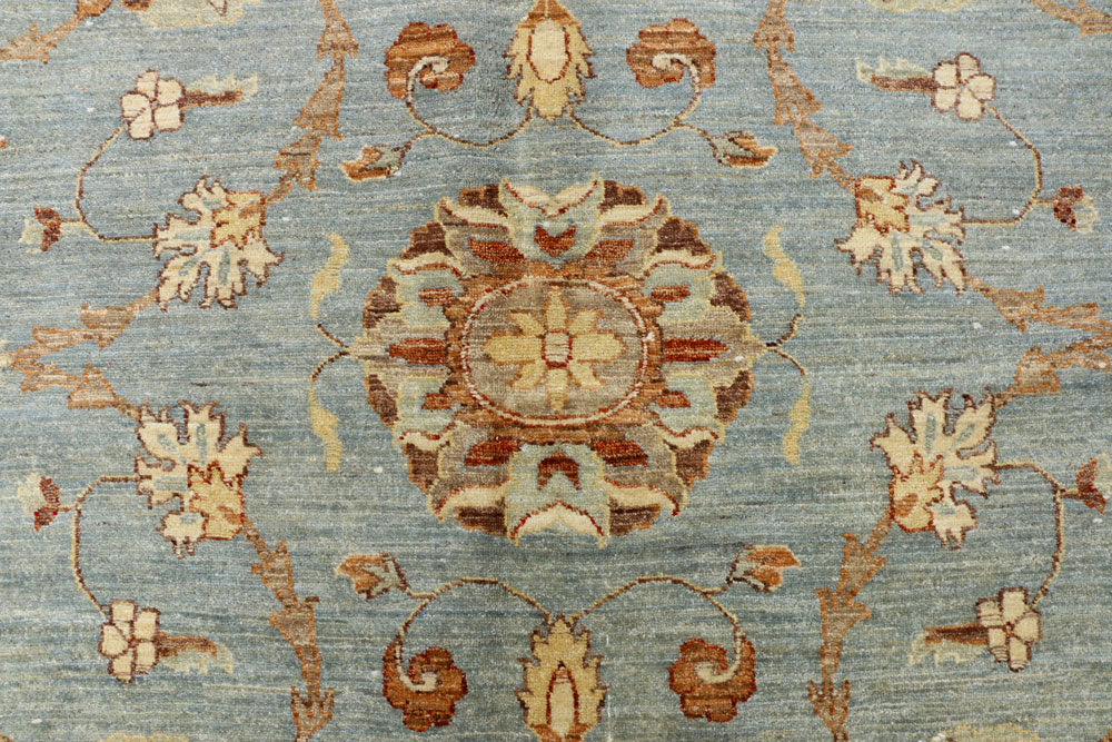 Cadet Blue Ziegler 8' 2 x 11' 2 - No. 37670 - ALRUG Rug Store