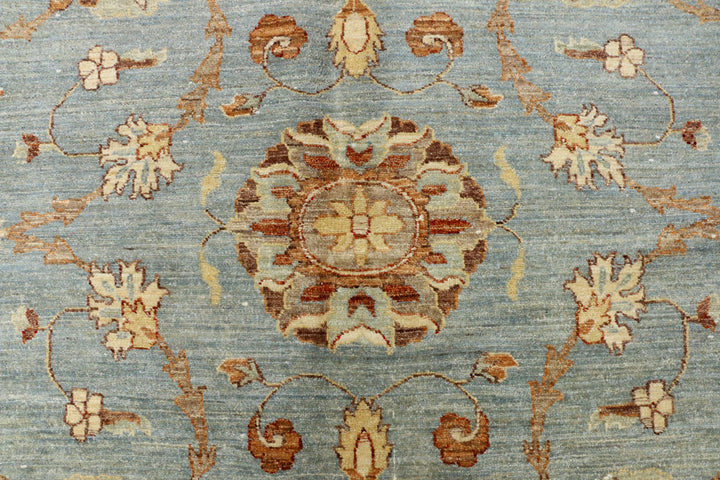 Cadet Blue Ziegler 8' 2 x 11' 2 - No. 37670 - ALRUG Rug Store