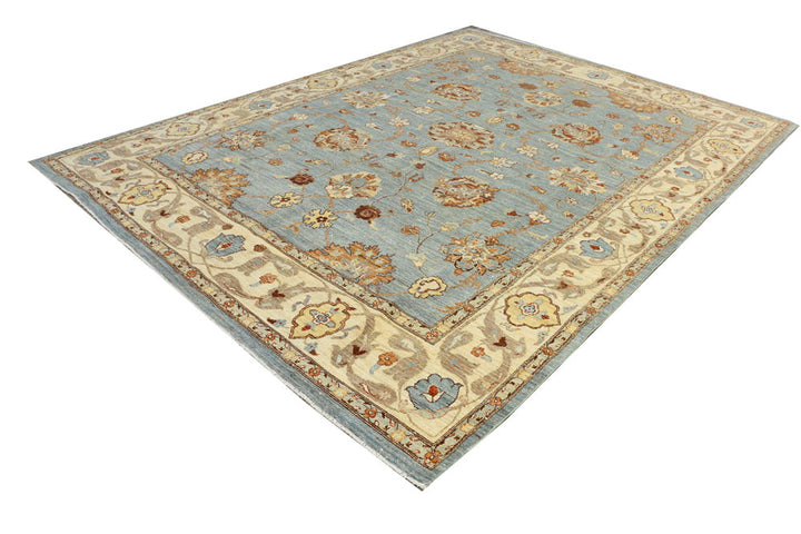 Cadet Blue Ziegler 8' 2 x 11' 2 - No. 37670 - ALRUG Rug Store