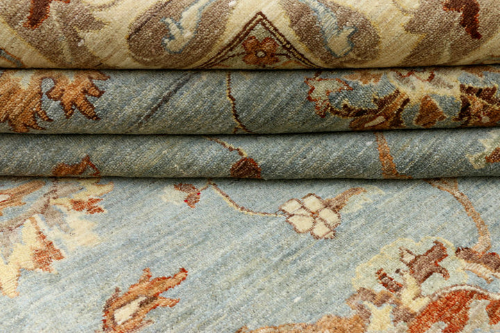 Cadet Blue Ziegler 8' 2 x 11' 2 - No. 37670 - ALRUG Rug Store