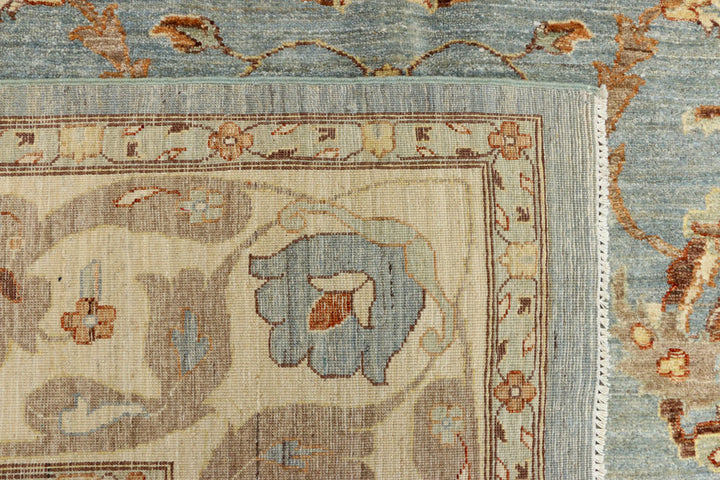 Cadet Blue Ziegler 8' 2 x 11' 2 - No. 37670 - ALRUG Rug Store