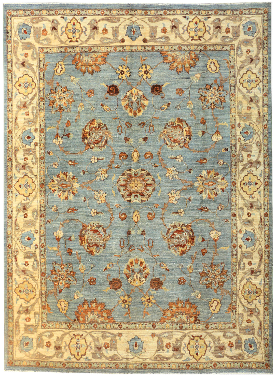 Cadet Blue Ziegler 8' 2 x 11' 2 - No. 37670 - ALRUG Rug Store