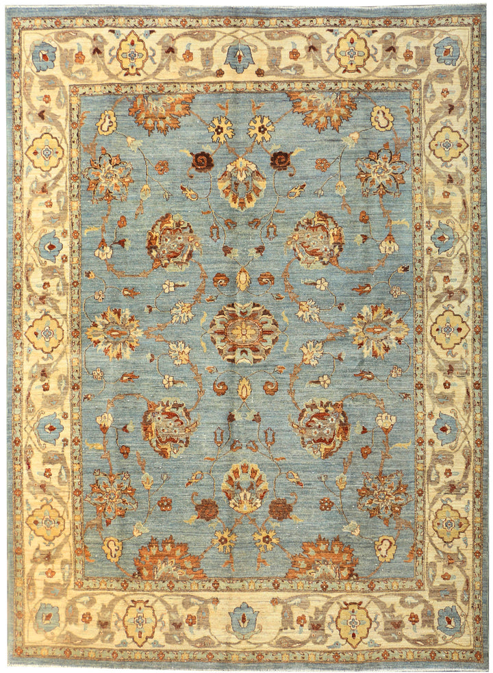 Cadet Blue Ziegler 8' 2 x 11' 2 - No. 37670 - ALRUG Rug Store