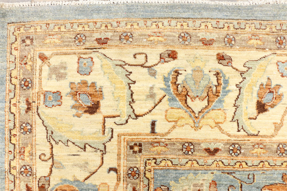 Cadet Blue Ziegler 7' 11 x 11' 6 - No. 37671 - ALRUG Rug Store