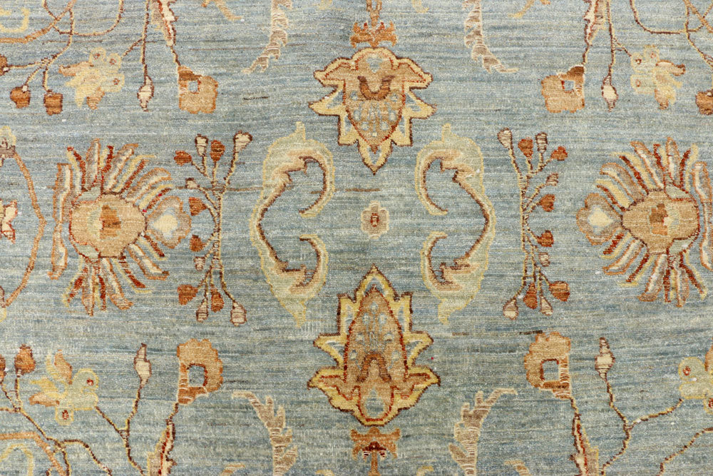 Cadet Blue Ziegler 7' 11 x 11' 6 - No. 37671 - ALRUG Rug Store