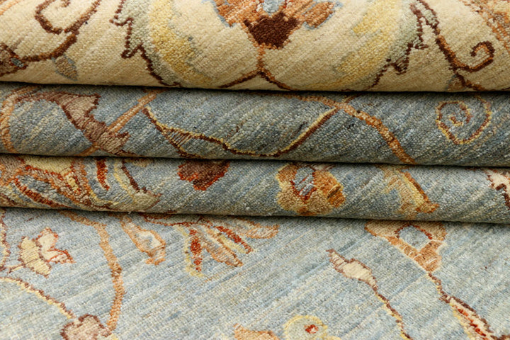 Cadet Blue Ziegler 7' 11 x 11' 6 - No. 37671 - ALRUG Rug Store