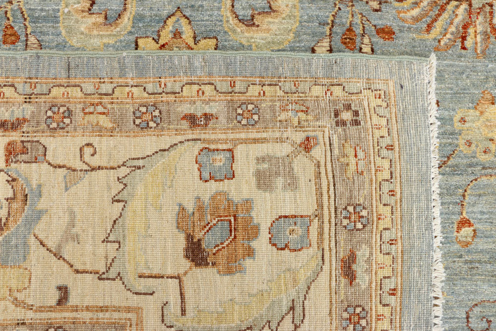 Cadet Blue Ziegler 7' 11 x 11' 6 - No. 37671 - ALRUG Rug Store