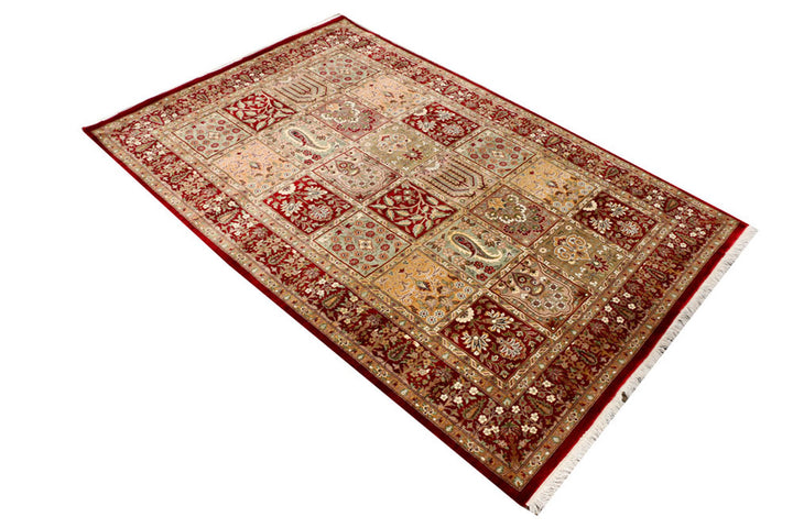 Maroon Bakhtiar 4'  x" 6'  1" - No. QA51568