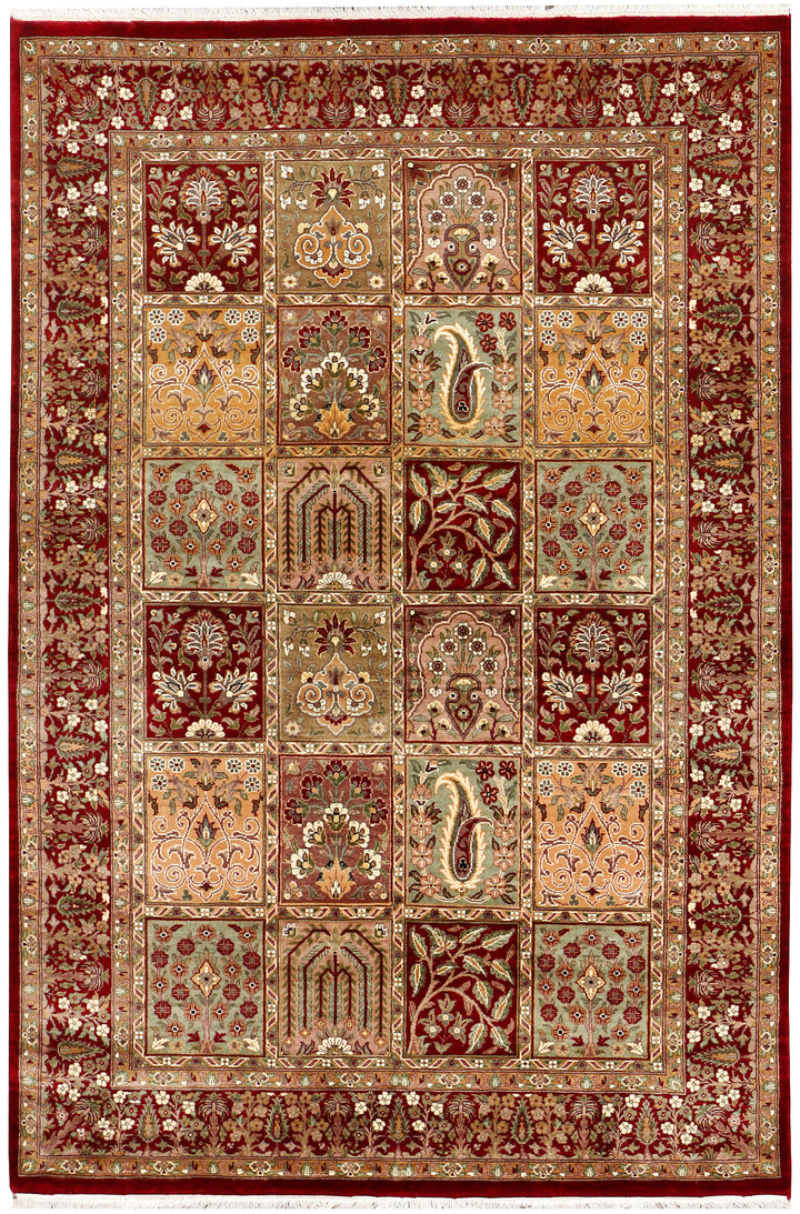 Maroon Bakhtiar 4'  x" 6'  1" - No. QA51568