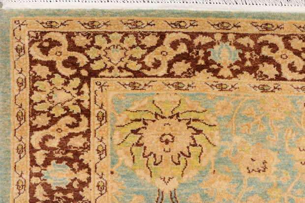Dark Sea Green Oushak 4' 1 x 6' - No. 37680
