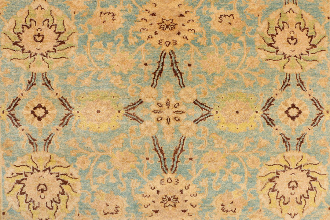 Dark Sea Green Oushak 4' 1 x 6' - No. 37680