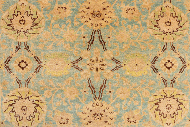 Dark Sea Green Oushak 4' 1 x 6' - No. 37680