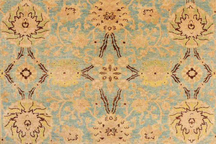 Dark Sea Green Oushak 4'  1" x 6' " - No. QA48663