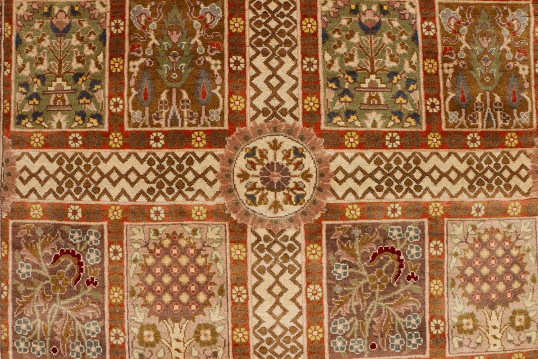 Multi Colored Bakhtiar 4'  2" x 6'  3" - No. QA78844