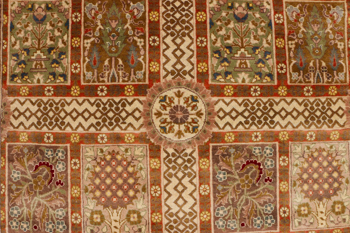 Multi Colored Bakhtiar 4'  2" x 6'  3" - No. QA78844