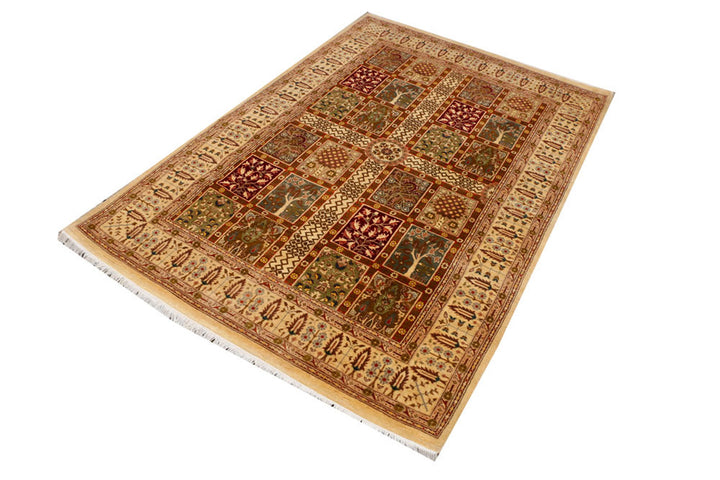 Multi Colored Bakhtiar 4'  2" x 6'  3" - No. QA78844