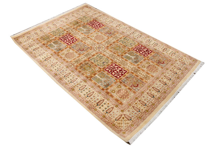 Multi Colored Bakhtiar 4'  2" x 6'  3" - No. QA78844