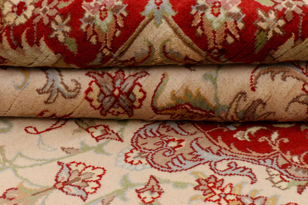 Tan Kirman 4'  7" x 6'  9" - No. QA95856