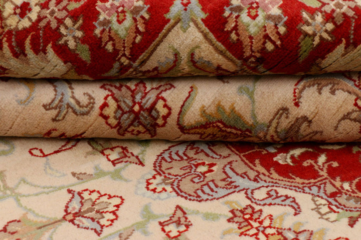 Tan Kirman 4'  7" x 6'  9" - No. QA95856