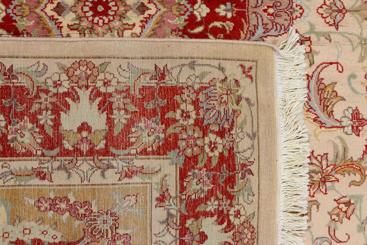 Tan Kirman 4'  7" x 6'  9" - No. QA95856