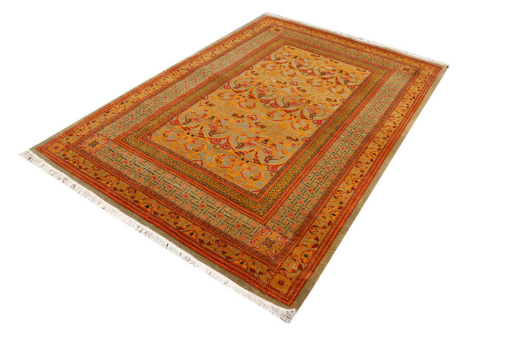 Tan Sultanabad 5'  2" x 7'  8" - No. QA25197