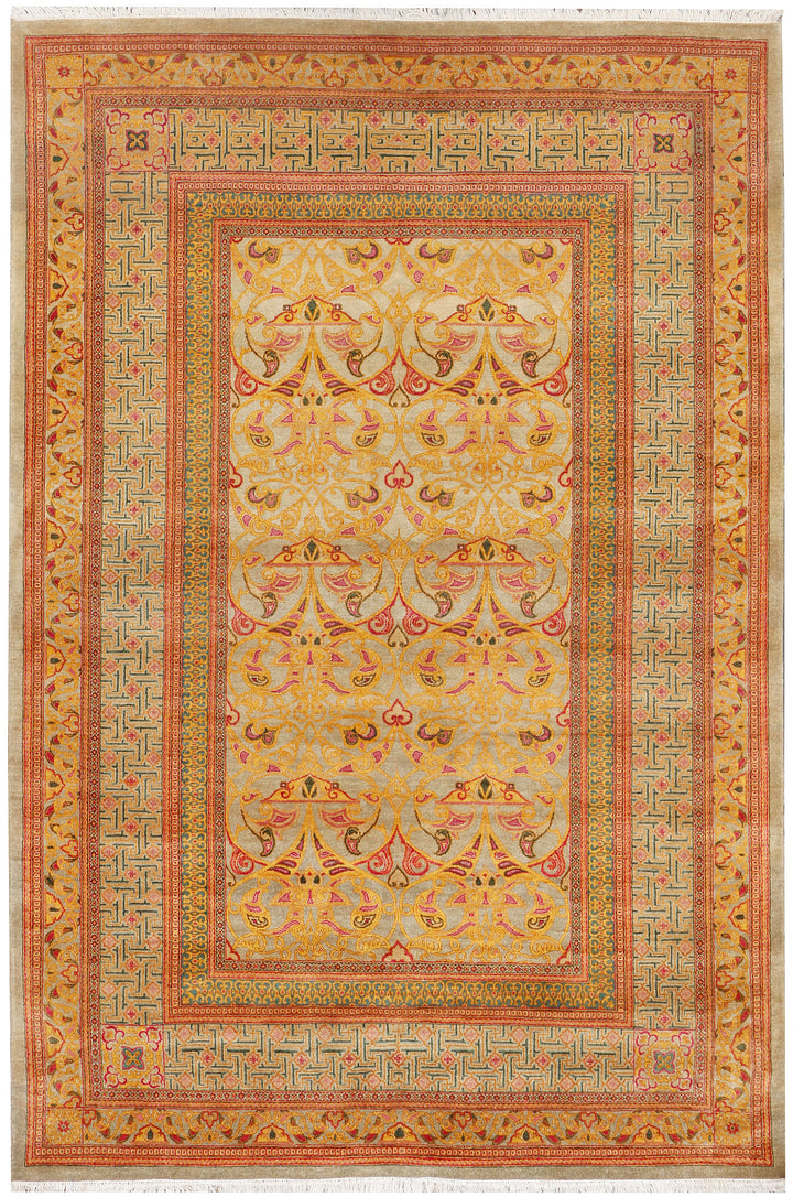 Tan Sultanabad 5' 2 x 7' 8 - No. 37691 - ALRUG Rug Store