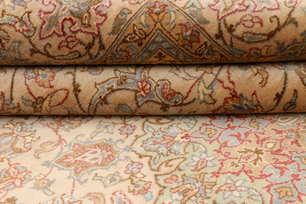 Tan Kashan 6' x 8' 8 - No. 37695 - ALRUG Rug Store