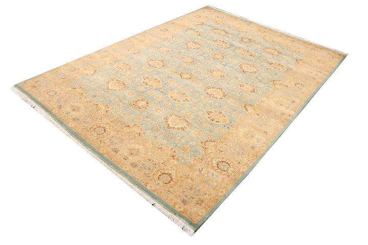 Dark Sea Green Oushak 6' 1 x 8' 8 - No. 37697 - ALRUG Rug Store