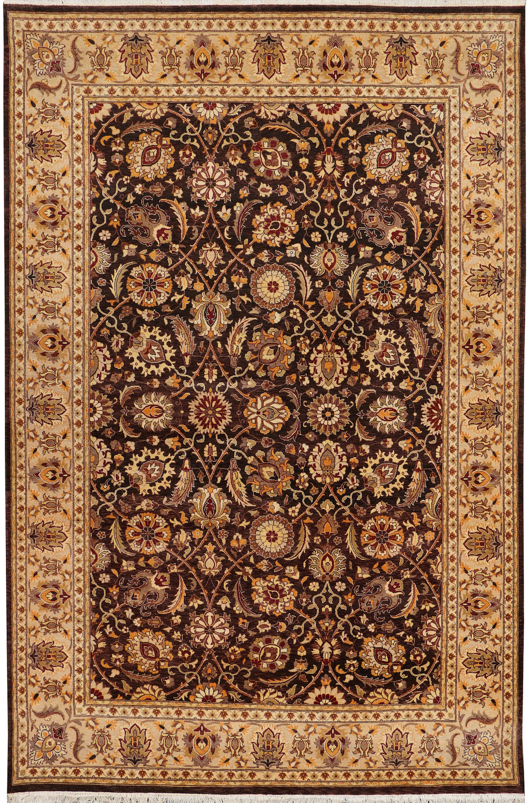 Saddle Brown Ziegler 6' x 9' - No. 37698 - ALRUG Rug Store