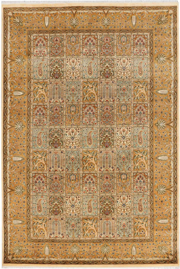 Multi Colored Bakhtiar 6'  2" x 9'  2" - No. QA93236