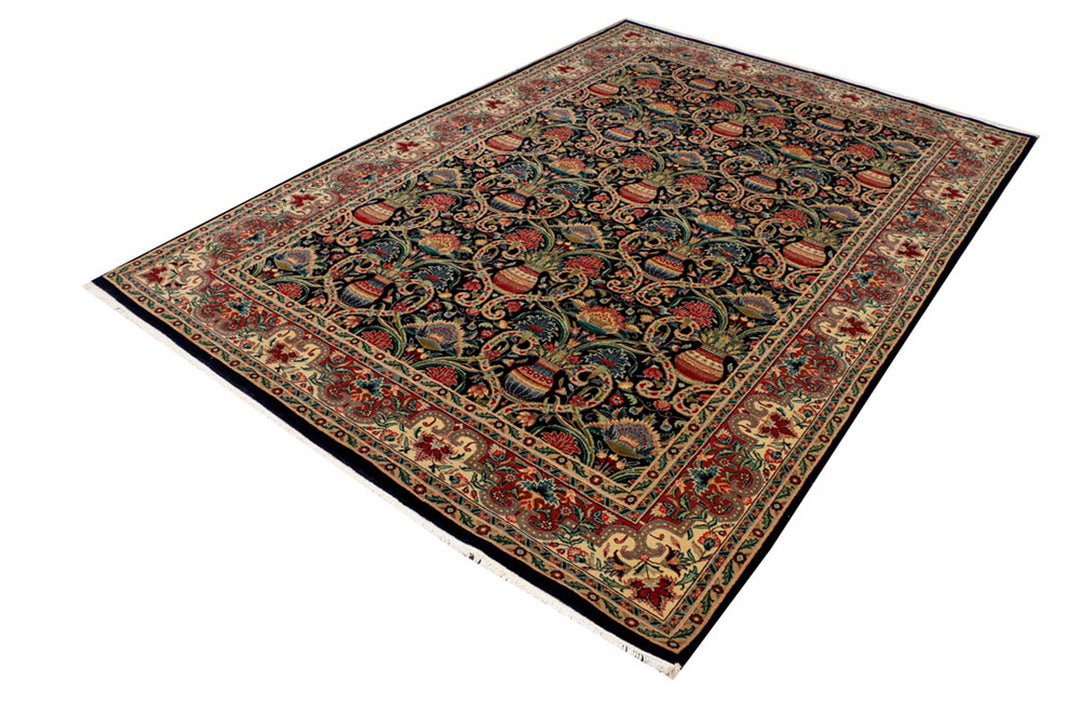 Multi Colored Sultanabad 6'  x" 8'  10" - No. QA55163