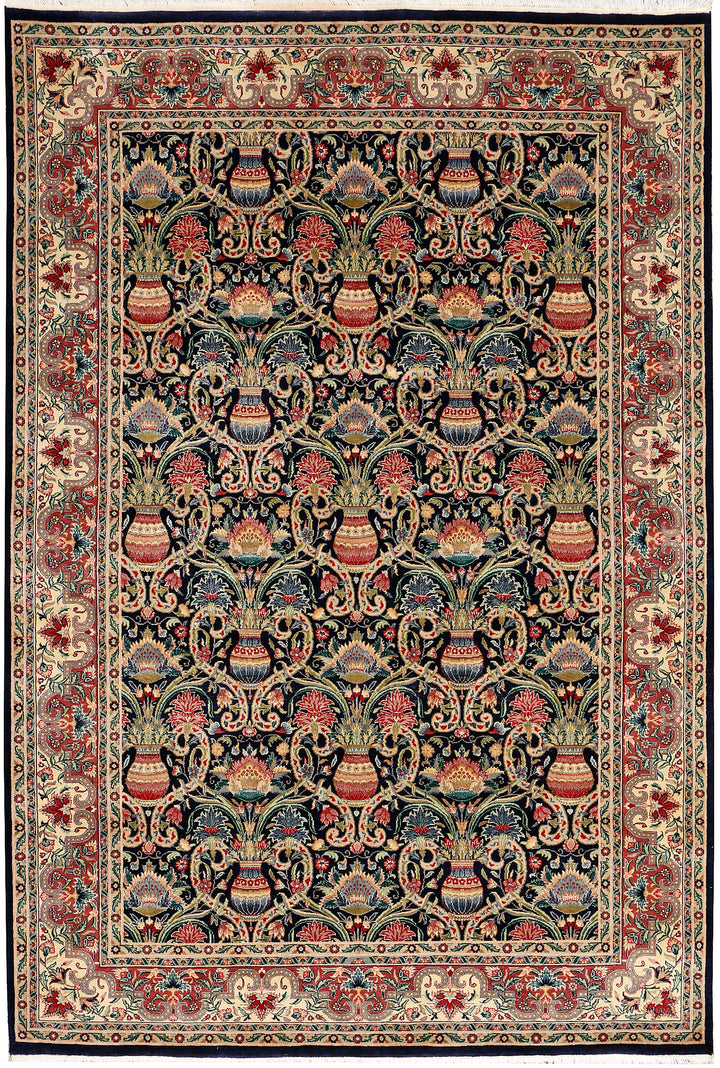 Multi Colored Sultanabad 6'  x" 8'  10" - No. QA55163