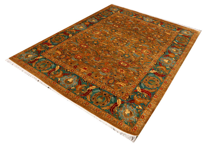 Dark Goldenrod Mahal 5' 11 x 7' 9 - No. 37705 - ALRUG Rug Store