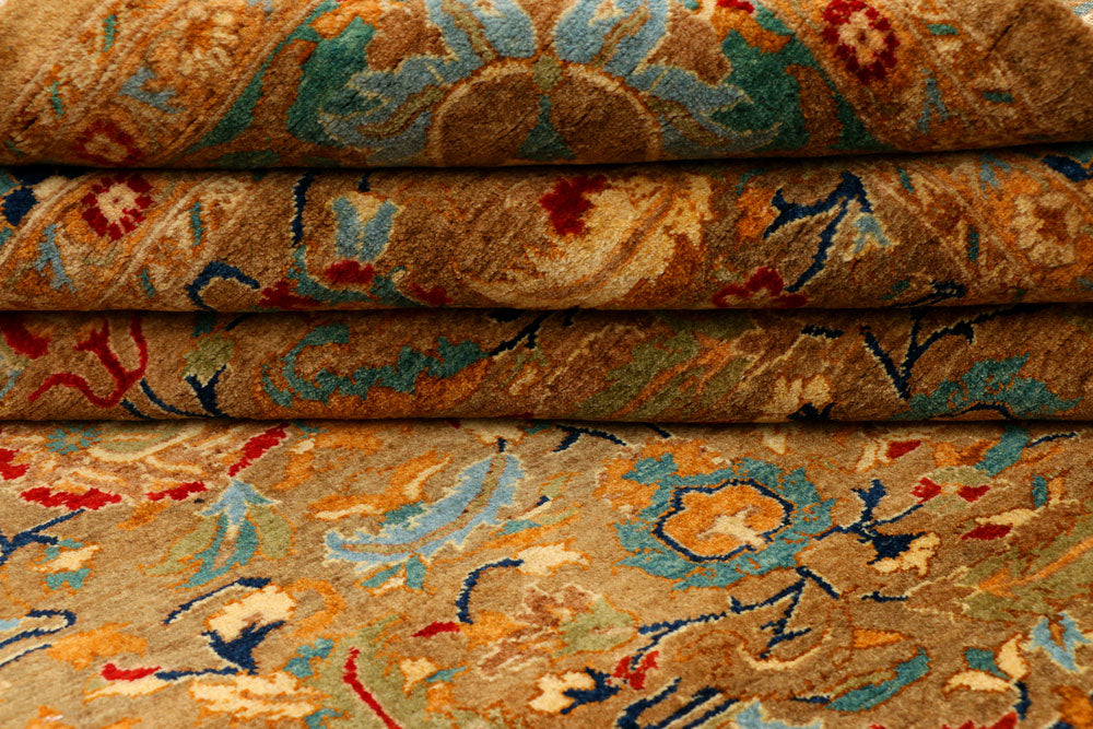 Dark Goldenrod Mahal 5' 11 x 7' 9 - No. 37705 - ALRUG Rug Store