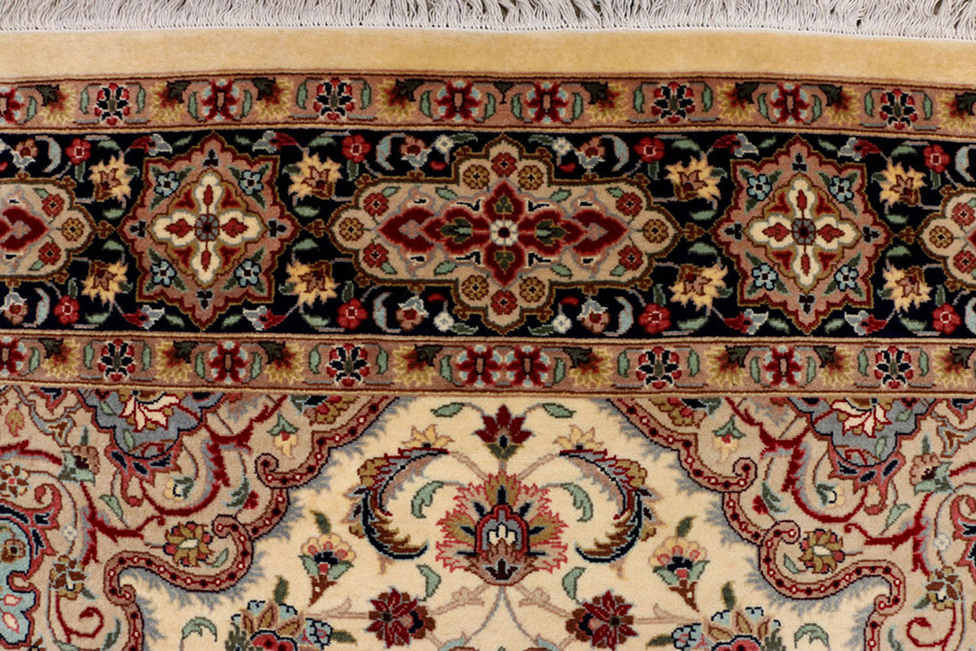 Cornsilk Kashan 6'  1" x 8'  11" - No. QA53129
