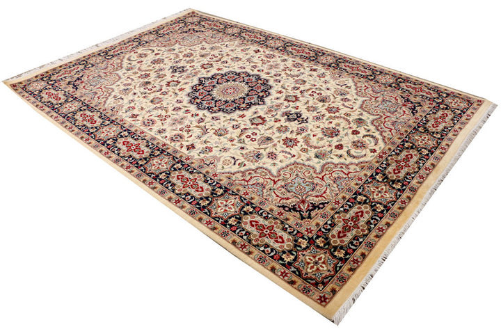 Cornsilk Kashan 6'  1" x 8'  11" - No. QA53129