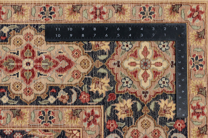 Cornsilk Kashan 6' 1 x 8' 11 - No. 37706 - ALRUG Rug Store