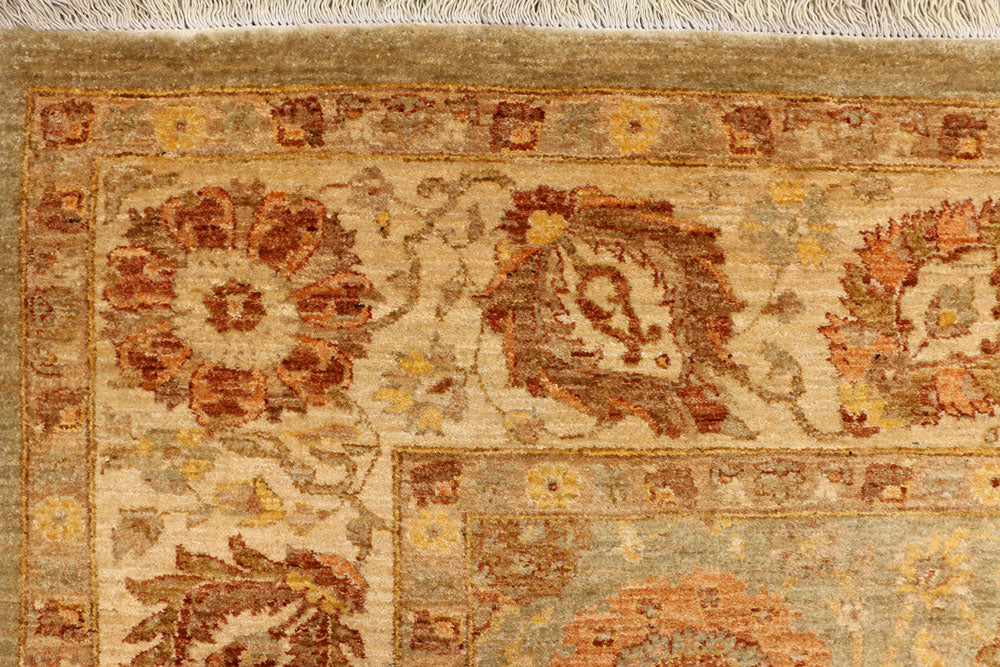 Tan Oushak 6' 3 x 9' 2 - No. 37709 - ALRUG Rug Store