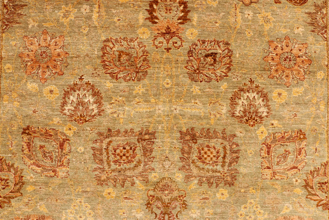 Tan Oushak 6'  3" x 9'  2" - No. QA44717