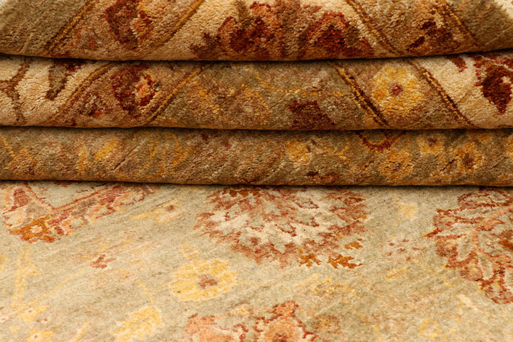 Tan Oushak 6'  3" x 9'  2" - No. QA44717