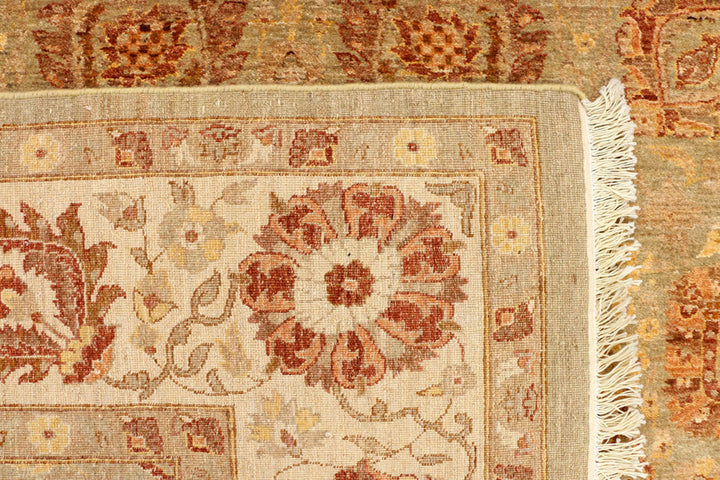 Tan Oushak 6'  3" x 9'  2" - No. QA44717